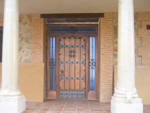 Puerta de entrada de una vivienda