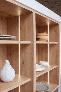 Mueble de madera decorativo para almacenaje